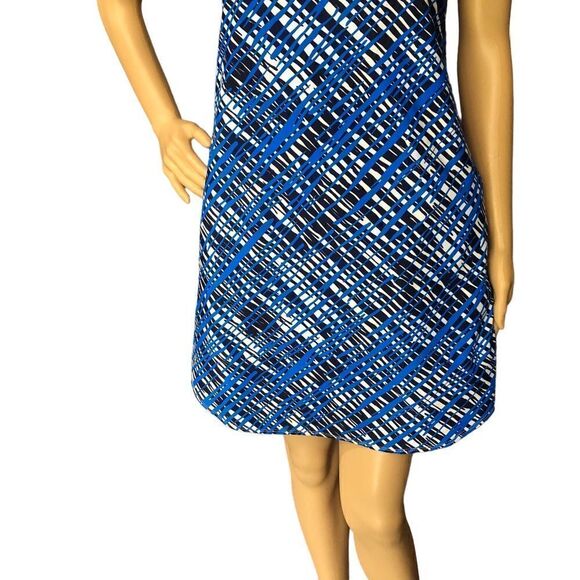 Jude Connally Dress Sz S Allison Abstract Print Pullover Stretchy NWOT - Picture 3 of 11
